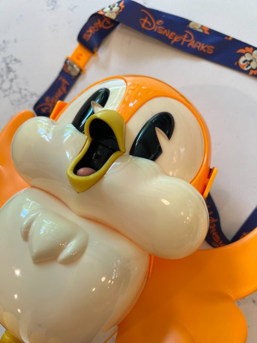 Disney Parks Chuuby Bird Popcorn Bucket on Lanyard, Toontown Collectible - Picture 4 of 5